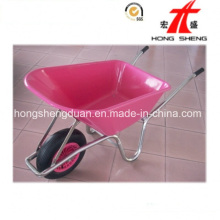 Wb6414 China Lieferant von hochwertigem Pink-Plastic Schubkarre